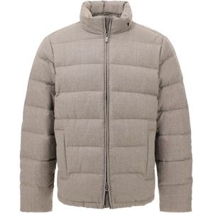 Boggi Milano, Heren, Jassen, Beige, Maat: S Flanel,