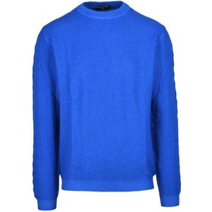 Daniele Fiesoli, Heren, Truien, Blauw, Maat: L Wol,