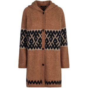 Max Mara, Dames, Truien, Bruin, Maat: S Wol,