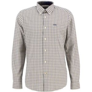 Barbour, Heren, Overhemden, Grijs, Maat: L Katoen,