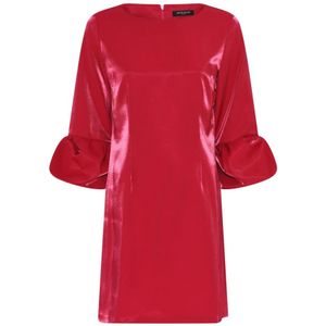 Bruuns Bazaar, Dames, Jurken, Rood, Maat: L Viscose,