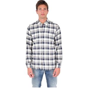 Boglioli, Heren, Overhemden, Veelkleurig, Maat: 2XL Wol,