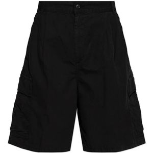 Carhartt Wip, Heren, Korte broeken, Zwart, Maat: W32 Katoen,