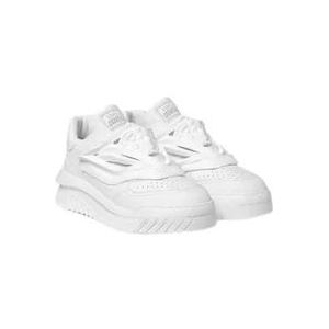 Versace Witte Sneakers , White , Heren , Maat: 43 EU