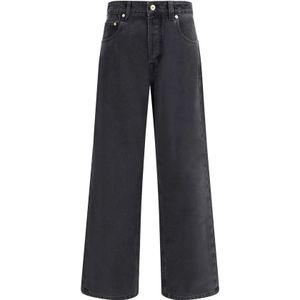 Jacquemus, Dames, Jeans, Zwart, Maat: W29 Denim,