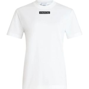 Patou, Dames, Tops, Wit, Maat: XS Katoen,