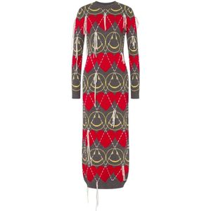 Moschino, Dames, Jurken, Veelkleurig, Maat: S