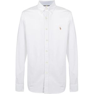 Polo Ralph Lauren, Heren, Overhemden, Wit, Maat: M
