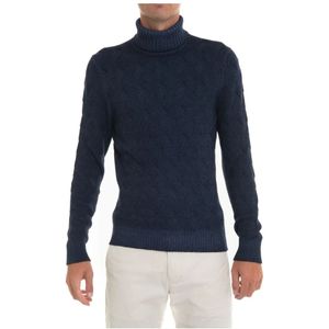 Gran Sasso, Heren, Truien, Blauw, Maat: 3XL Wol,