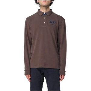 La Martina, Heren, Tops, Bruin, Maat: S