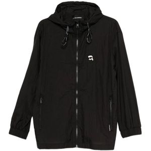 Karl Lagerfeld, Dames, Jassen, Zwart, Maat: XS