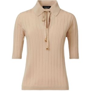 Fabiana Filippi, Dames, Truien, Beige, Maat: L