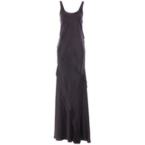 Saint Laurent, Dames, Jurken, Zwart, Maat: M