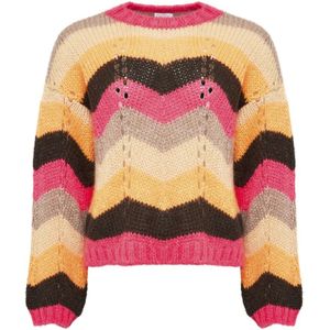 Lind, Dames, Truien, Veelkleurig, Maat: S/M Acryl,