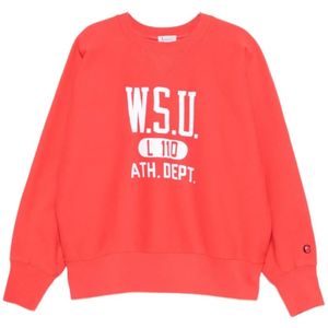 Champion, Heren, Sweatshirts & Hoodies, Rood, Maat: L