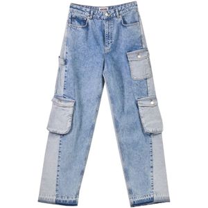 Moschino, Dames, Jeans, Blauw, Maat: W26 Denim,