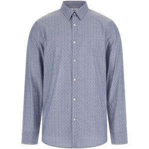 Guess, Heren, Overhemden, Blauw, Maat: XS Katoen,