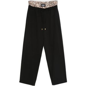 Just Cavalli, Dames, Broeken, Zwart, Maat: 2XS