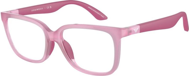 Emporio Armani - Optical Frame - Opaline Roze - Unisex - 47 mm