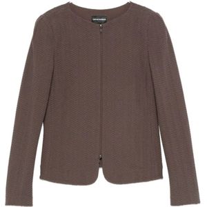 Emporio Armani, Dames, Jassen, Grijs, Maat: L