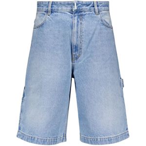 Givenchy, Heren, Korte broeken, Blauw, Maat: W33 Denim,