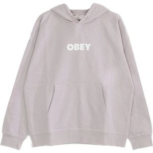 Obey, Heren, Sweatshirts & Hoodies, Beige, Maat: M Katoen,