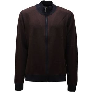 La Fileria, Heren, Truien, Bruin, Maat: 2XL Wol,