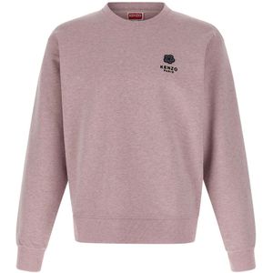 Kenzo, Heren, Sweatshirts & Hoodies, Roze, Maat: S Katoen,