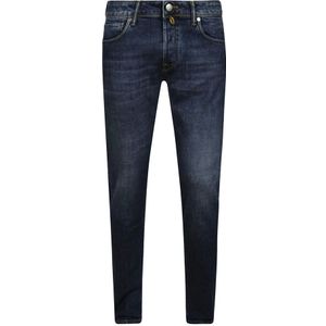 Incotex, Heren, Jeans, Blauw, Maat: W31 Katoen,