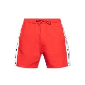 Dsquared2 Shorts with logo , Red , Heren , Maat: L