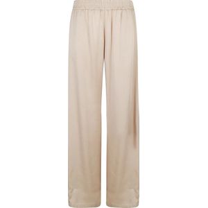 Fabiana Filippi, Dames, Broeken, Beige, Maat: M Zijde,