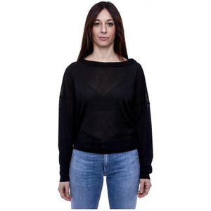 Manila Grace, Dames, Truien, Zwart, Maat: M