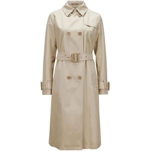 Herno, Dames, Mantels, Bruin, Maat: S Katoen,