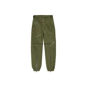 Dsquared2 Groene Broek Aw24 , Green , Heren , Maat: L