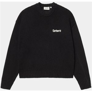 Carhartt Wip, Dames, Truien, Zwart, Maat: XS Katoen,