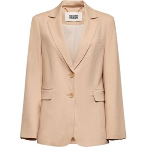 Silvian Heach, Dames, Jassen, Roze, Maat: 2XS Viscose,