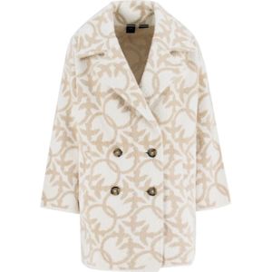 Pinko, Dames, Mantels, Beige, Maat: S