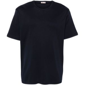 Herno, Heren, Tops, Blauw, Maat: 2XL Katoen,