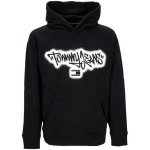 Tommy Hilfiger, Heren, Sweatshirts & Hoodies, Zwart, Maat: S Katoen,