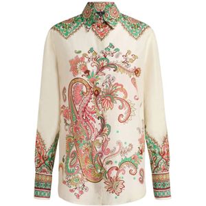 Etro, Dames, Blouses & Shirts, Veelkleurig, Maat: M