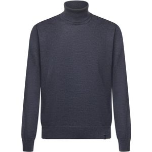 Fay, Heren, Truien, Blauw, Maat: M Wol,