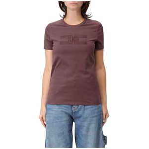 Elisabetta Franchi, Dames, Tops, Rood, Maat: S