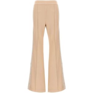 Fendi, Dames, Broeken, Beige, Maat: M Jersey,