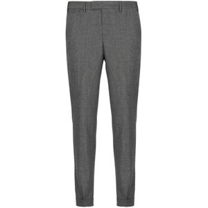 PT Torino, Heren, Broeken, Grijs, Maat: 2XL Wol,