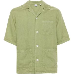 Aspesi, Heren, Overhemden, Groen, Maat: L