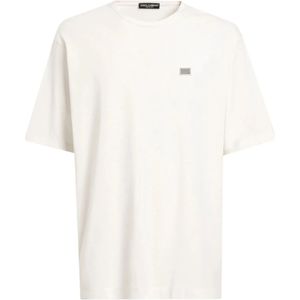 Dolce & Gabbana, Heren, Tops, Wit, Maat: 3XL Katoen,