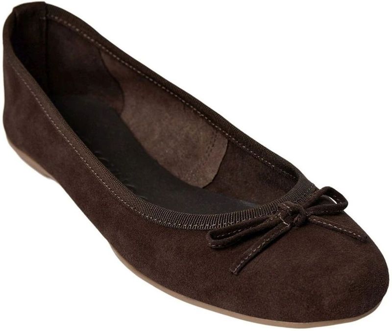 Sofie Schnoor - Minnasw Ballerina - Donkerbruin - Suède/Leer
