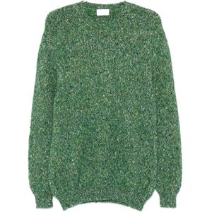 Scaglione, Heren, Truien, Groen, Maat: L Wol,