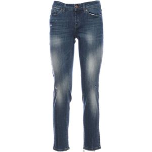 Don The Fuller, Dames, Jeans, Blauw, Maat: W28 Katoen,