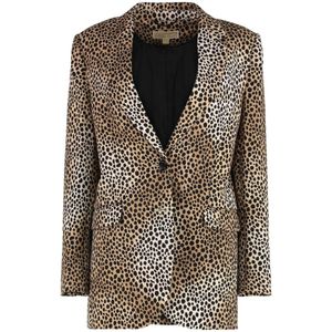 Michael Kors - Blazer met Dierenprint - Veelkleurig - Dames